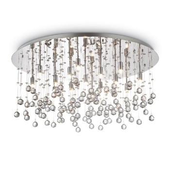 Plafoniera moderna cu cristale MOONLIGHT PL15 077819 Ideal Lux, crom - 1