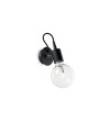Aplica de perete moderna EDISON AP1 148908 Ideal Lux, negru