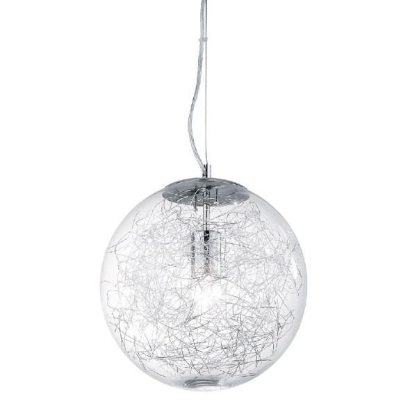 Pendul modern MAPA MAX SP1 D30 045115 Ideal Lux, aluminiu - 1