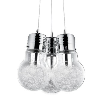 Pendul modern LUCE MAX SP3 081762 Ideal Lux, aluminiu - 1