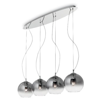 Lustra moderna NEMO PLUS SP4 149561 Ideal Lux, fumuriu - 1