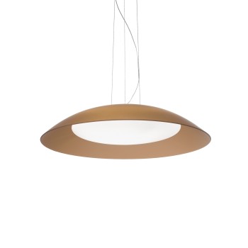 Pendul modern LENA SP3 066608 Ideal Lux, D64 cm, maro - 1