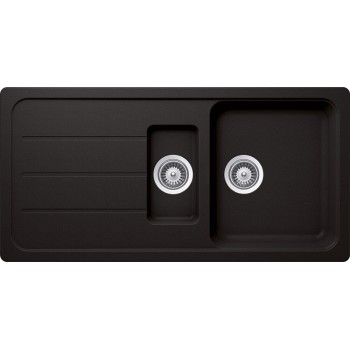 Chiuveta Bucatarie SCHOCK FORMHAUS D-150L Nero Cristalite, negru - 1