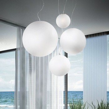 Pendul modern MAPA BIANCO SP1 D20 009148 Ideal Lux, alb - 1