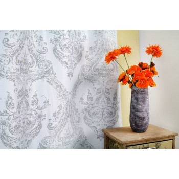 Draperie Atriyum Mendola Home Textiles, 140x245cm, cu inele, gri - 2