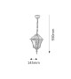 Pendul de exterior Toscana - 8394 Rabalux, auriu antichizat