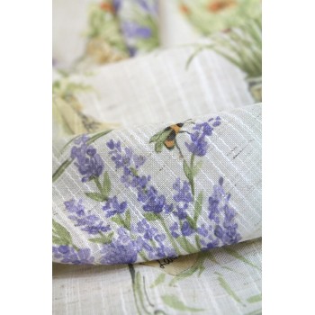 Draperie Cassia Mendola Home Textiles, 140x160cm, cu bride, crem - 4