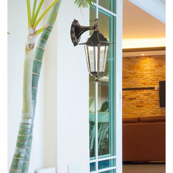 Aplica de exterior Velence - 8232 Rabalux, E27, 1x60W, auriu antichizat - 1