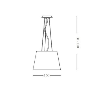 Pendul modern NORDIK SP4 161648 Ideal Lux, negru - 1