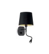 Aplica moderna NORDIK AP2 158242 Ideal Lux, negru