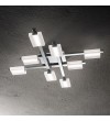 Plafoniera LED MIKADO PL8 196657 Ideal Lux, 4400 lm, crom