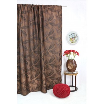 Draperie Nydia Mendola Home Textiles, 210x245cm, cu rejansa, maro - 1