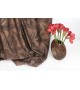 Draperie Nydia Mendola Home Textiles, 210x245cm, cu rejansa, maro