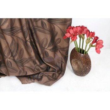 Draperie Nydia Mendola Home Textiles, 210x245cm, cu rejansa, maro - 3