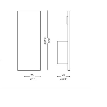 Aplica perete VELA AP1 090337 Ideal Lux, alb - 1