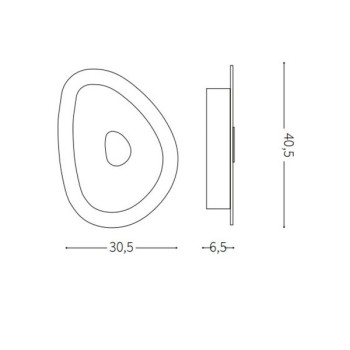 Plafoniera moderna GEKO PL3 018508 Ideal Lux, crom - 1