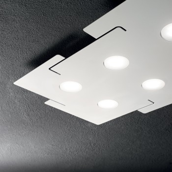 Plafoniera moderna TOTEM PL6 215785 Ideal Lux, alb - 1
