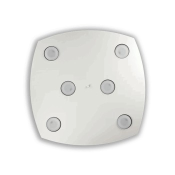 Plafoniera moderna MITO PL6 175690 Ideal Lux, alb - 1