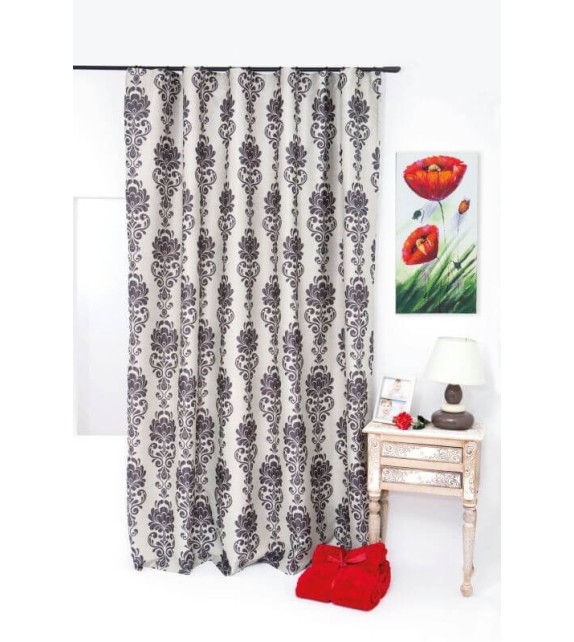 Draperie Impozant Mendola Home Textiles, 210x245cm cu rejansa, gri - 1