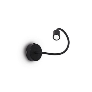 Aplica de perete FOCUS-1 AP1 097190 Ideal Lux, LED 3W, 200lm, negru - 1