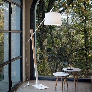 Lampadar EMINENT PT1 207582 Ideal Lux, alb - 1