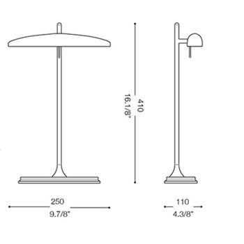 Veioza STUDIO TL2 010069 Ideal Lux, crom - 1