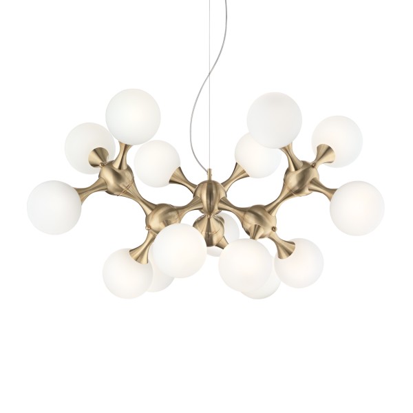 Lustra NODI SP15, 241012 IDEAL LUX, auriu-alb - 1