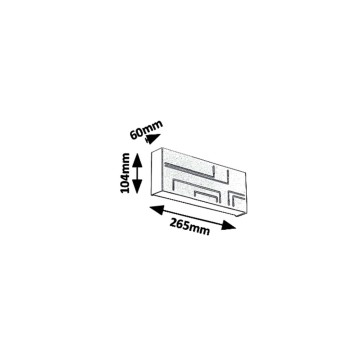 Aplica de exterior MARIBOR 8873 Rabalux, LED 12W, 780lm, 4000k, negru - 1