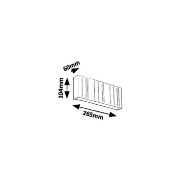 Aplica de exterior MARIBOR 8874 Rabalux, LED 12W, 780lm, 4000k, alb - 1
