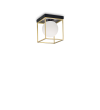 Plafoniera LINGOTTO PL1 198132 IDEAL LUX, negru-auriu