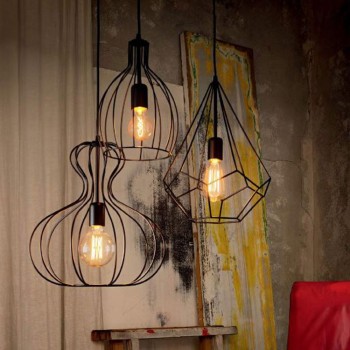 Pendul AMPOLLA-3 SP1 148175 IDEAL LUX, negru - 1
