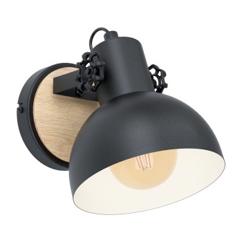 Aplica vintage LUBENHAM 43164 Eglo, negru - 1