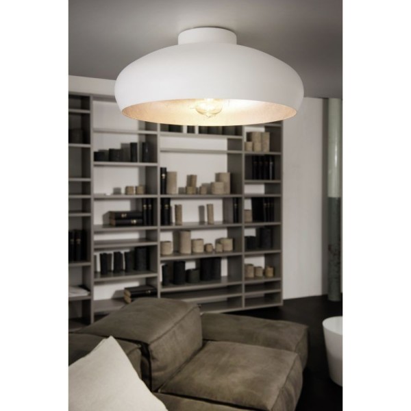 Plafoniera vintage MOGANO 94548 Eglo, alb-argintiu - 1