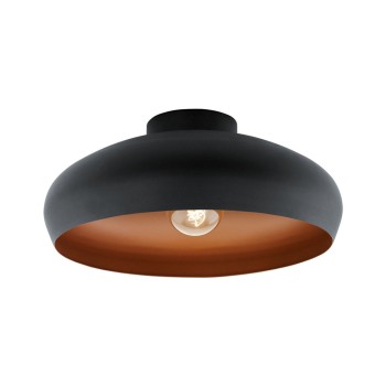 Plafoniera vintage MOGANO 94547 Eglo, negru-cupru - 1