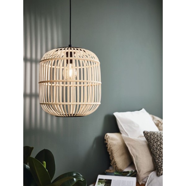 Pendul vintage BORDESLEY 43216 Eglo, negru-natur - 1