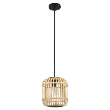 Pendul vintage BORDESLEY 43231 Eglo, negru-natur - 1
