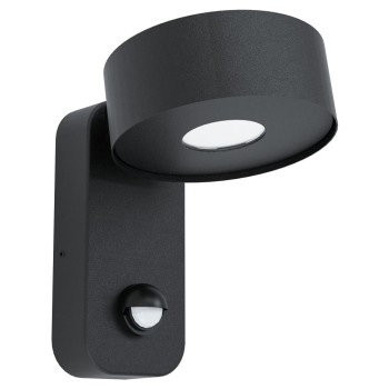 Aplica cu senzor PALOSCO 98738 Eglo, LED 6W, 600lm, negru - 1