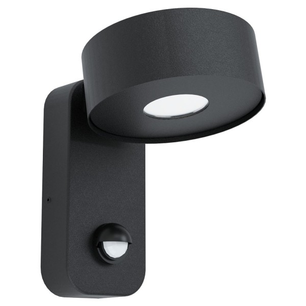 Aplica cu senzor PALOSCO 98738 Eglo, LED 6W, 600lm, negru - 1