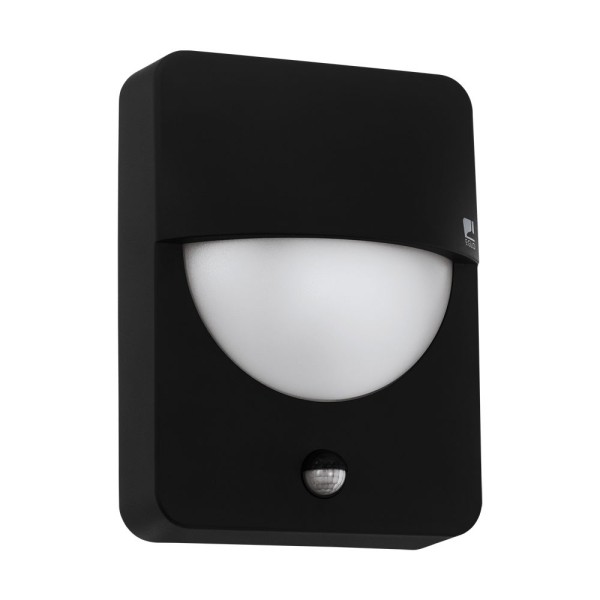 Aplica cu senzor SALVANESCO 98705 Eglo, E27, 28W, negru - 1