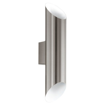 Aplica exterior AGOLADA 94803 Eglo, LED 7.4W, 640lm, inox/alb - 1