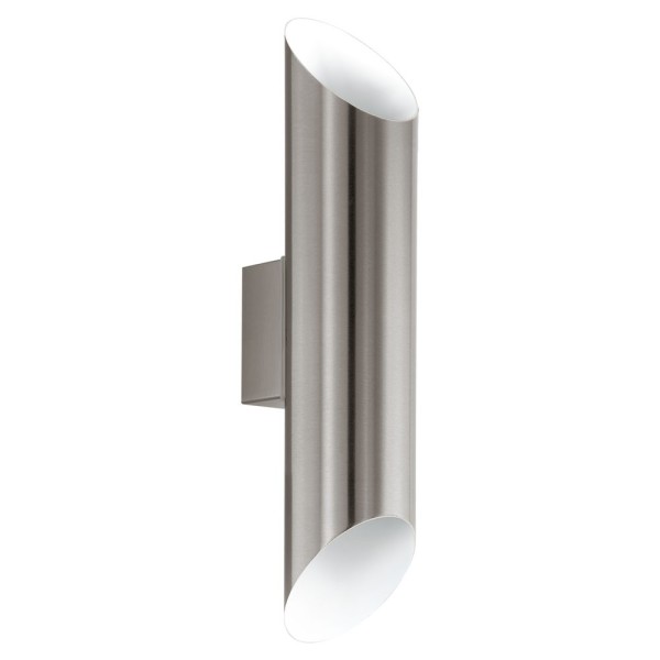Aplica exterior AGOLADA 94803 Eglo, LED 7.4W, 640lm, inox/alb - 1