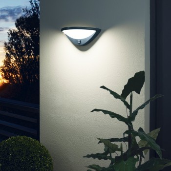 Aplica cu senzor BELCREDA 97312 Eglo, LED 9.3W, 1200lm, antracit - 1