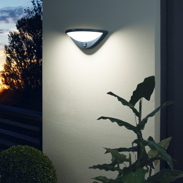 Aplica cu senzor BELCREDA 97312 Eglo, LED 9.3W, 1200lm, antracit - 1