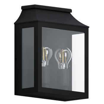 Aplica exterior SONCINO 97294 Eglo, E27, 2X60W, negru - 1
