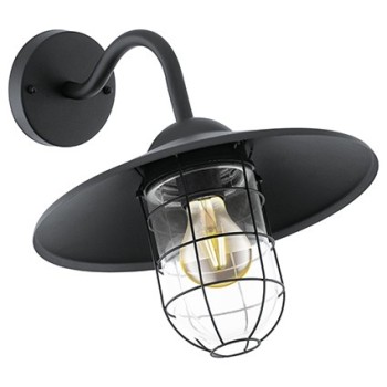 Aplica exterior MELGOA 94792 Eglo, E27, 60W, negru - 1