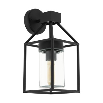 Aplica exterior TRECATE 97296 Eglo, E27, 60W, negru - 1