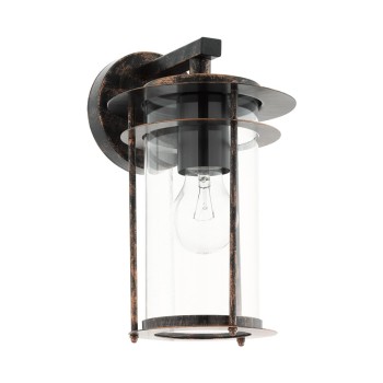 Aplica exterior VALDEO 96241 Eglo, E27, 60W, cupru antichizat - 1