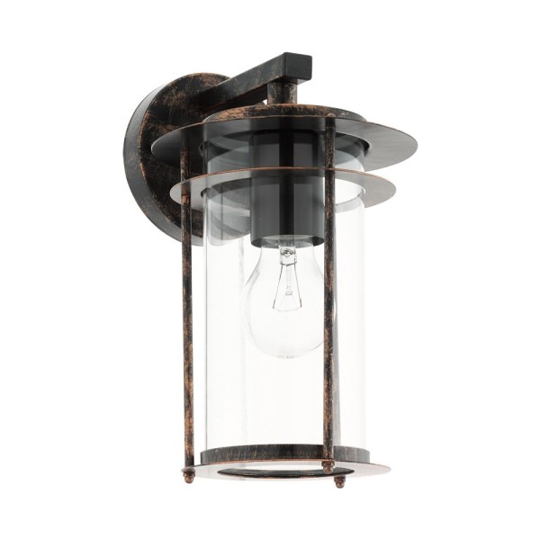 Aplica exterior VALDEO 96241 Eglo, E27, 60W, cupru antichizat - 1