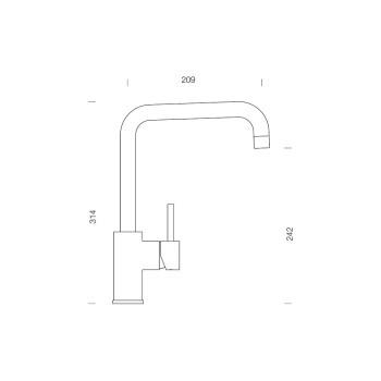 Set Chiuveta Element D-100S 780 x 500 mm si Baterie Fonos Nero Schock Cristalite - 1