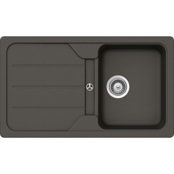 Set Chiuveta Formhaus D-100 860 x 500 mm si Baterie Plutos Asphalt Schock Cristalite - 1